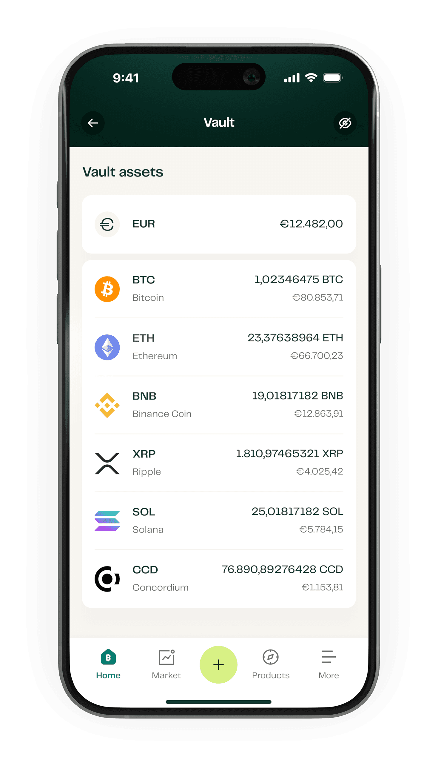 **Gescreende coins** en een veilige digitale kluis
